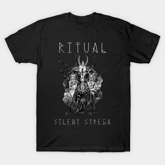 Moon Godess,Horn Lord,Baphomet T-Shirt by Silent Strega Streetwear